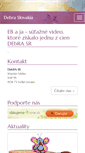 Mobile Screenshot of debra-slovakia.org